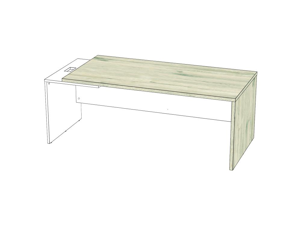 Стол руководителя Инфинити 1800х900 мм