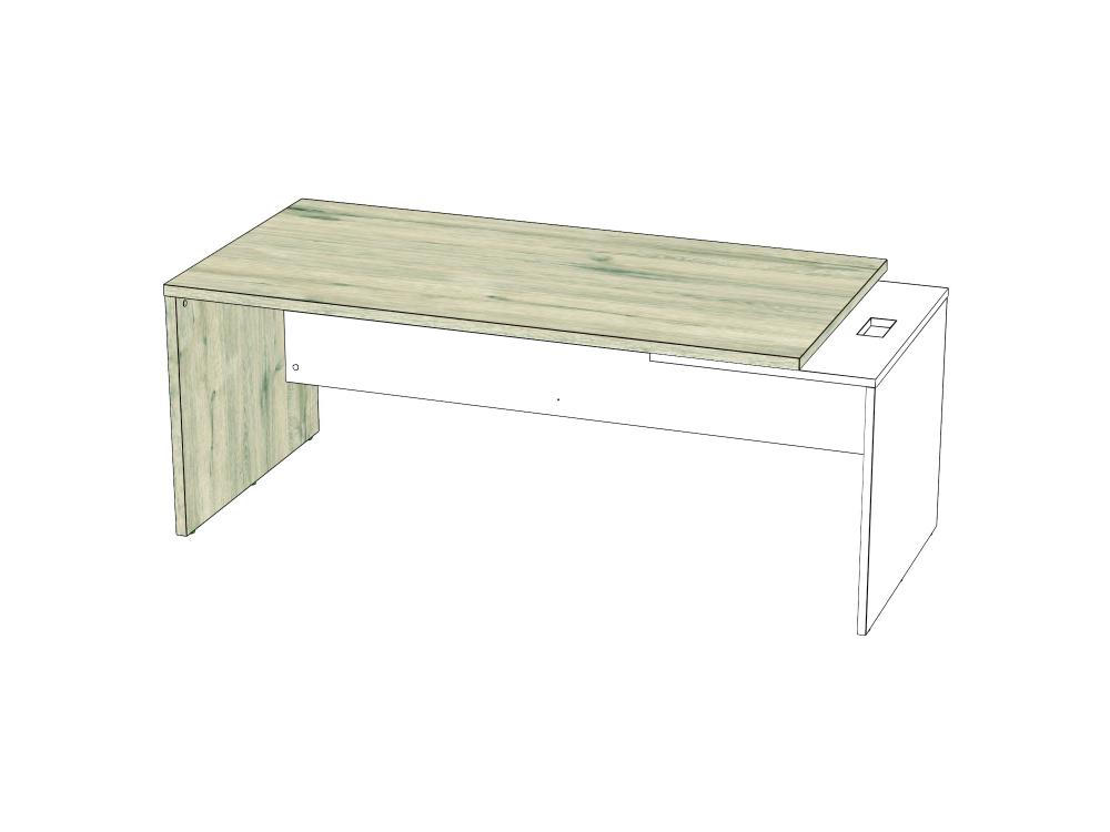 Стол руководителя Инфинити 1800х900 мм